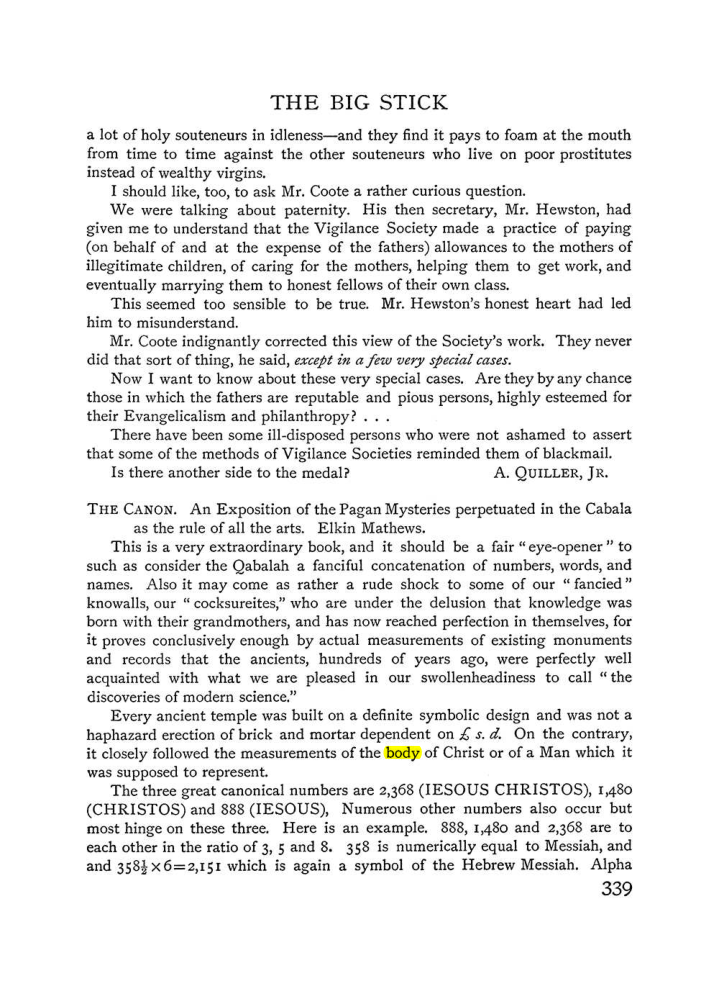 Original scan of The Equinox (Volume I, Number III), PDF page 357