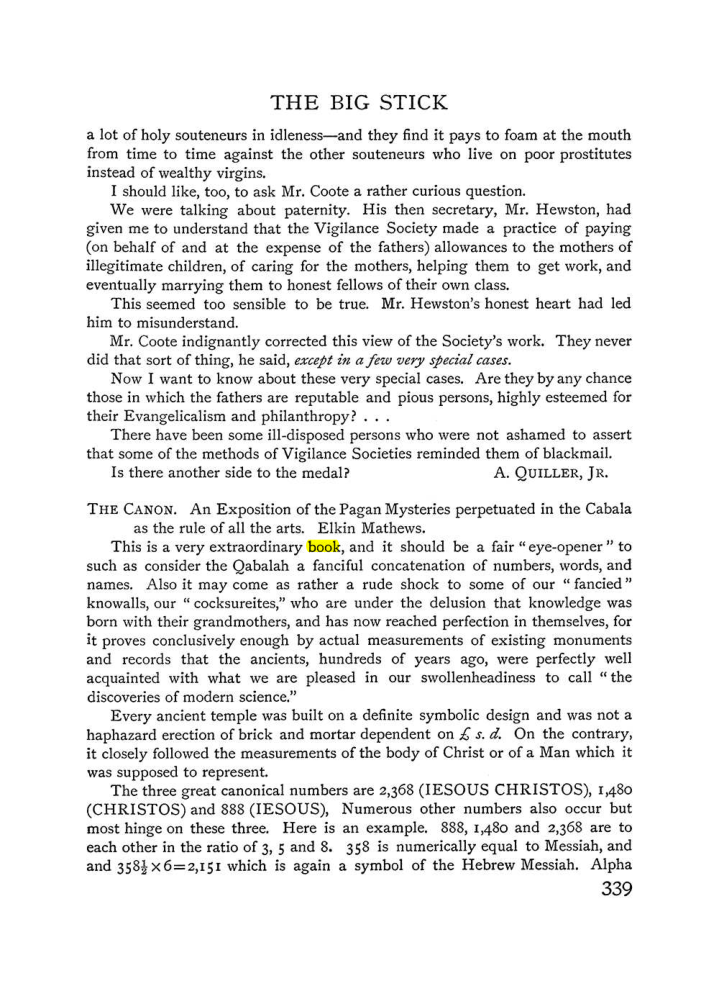 Original scan of The Equinox (Volume I, Number III), PDF page 357