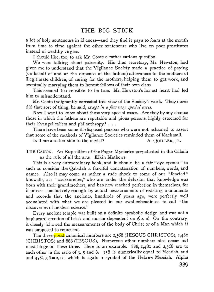 Original scan of The Equinox (Volume I, Number III), PDF page 357
