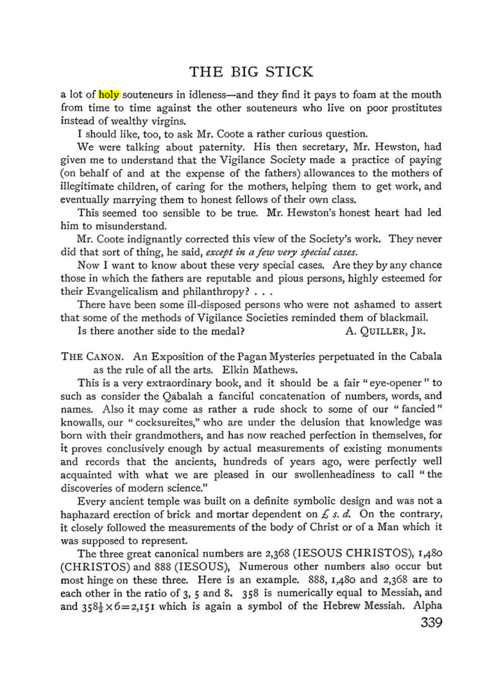 Original scan of The Equinox (Volume I, Number III), PDF page 357
