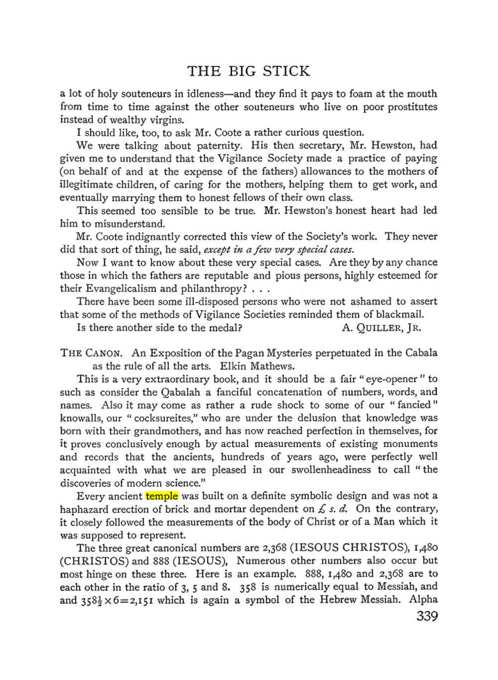 Original scan of The Equinox (Volume I, Number III), PDF page 357