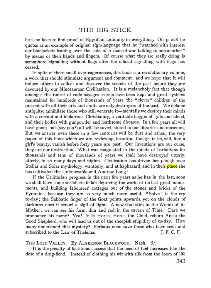 Original scan of The Equinox (Volume I, Number III), PDF page 361