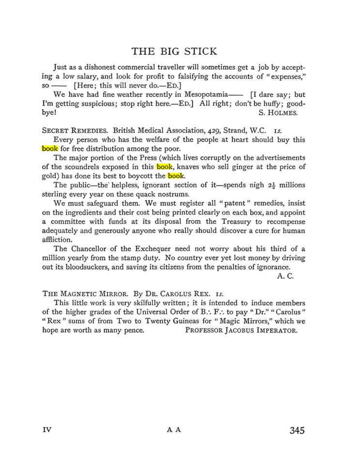 Original scan of The Equinox (Volume I, Number III), PDF page 363