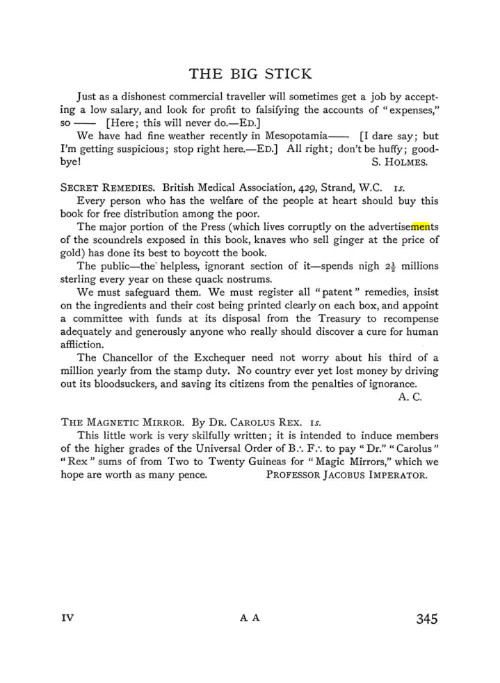 Original scan of The Equinox (Volume I, Number III), PDF page 363