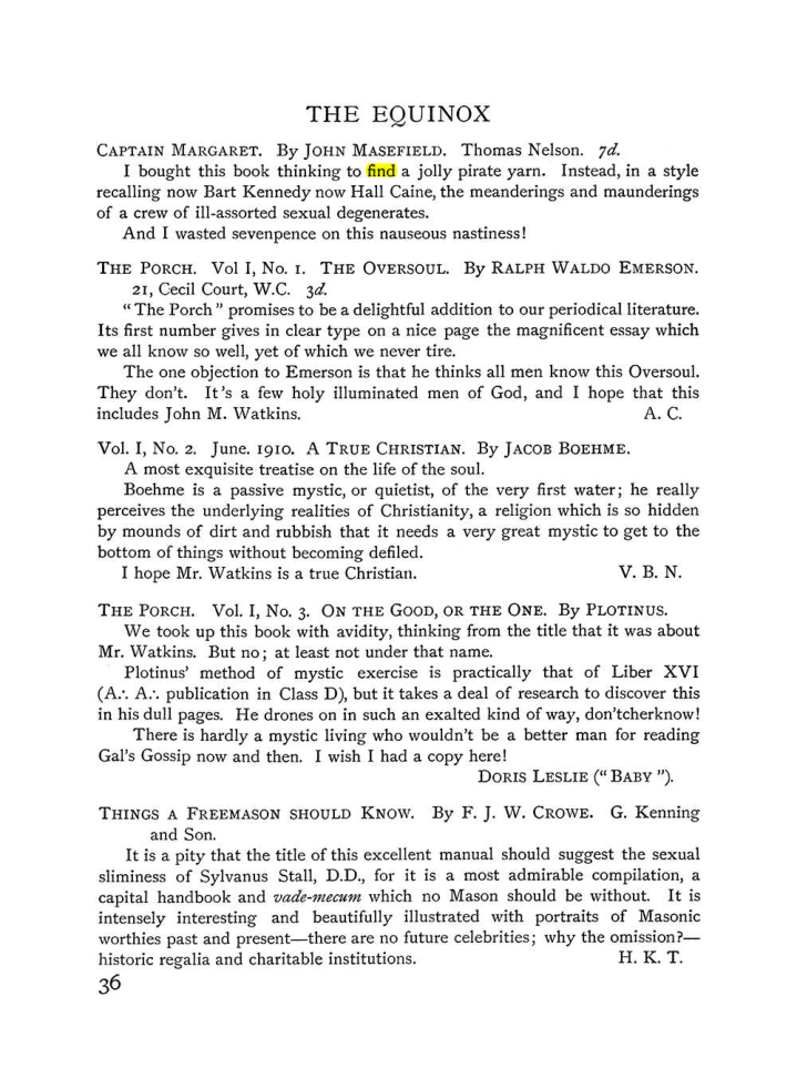 Original scan of The Equinox (Volume I, Number III), PDF page 48