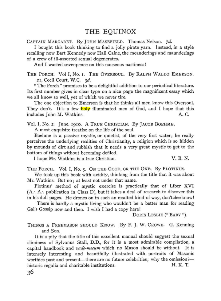 Original scan of The Equinox (Volume I, Number III), PDF page 48