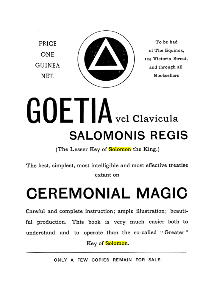 Original scan of The Equinox (Volume I, Number III), PDF page 496