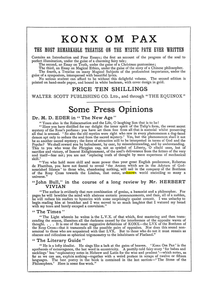 Original scan of The Equinox (Volume I, Number III), PDF page 502