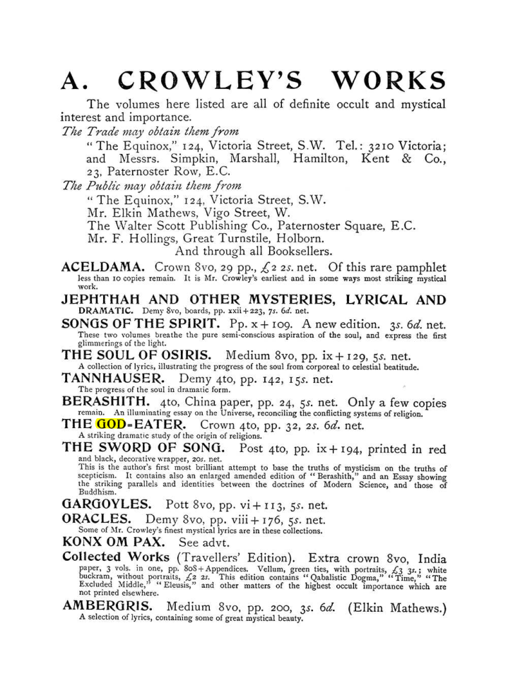 Original scan of The Equinox (Volume I, Number III), PDF page 503