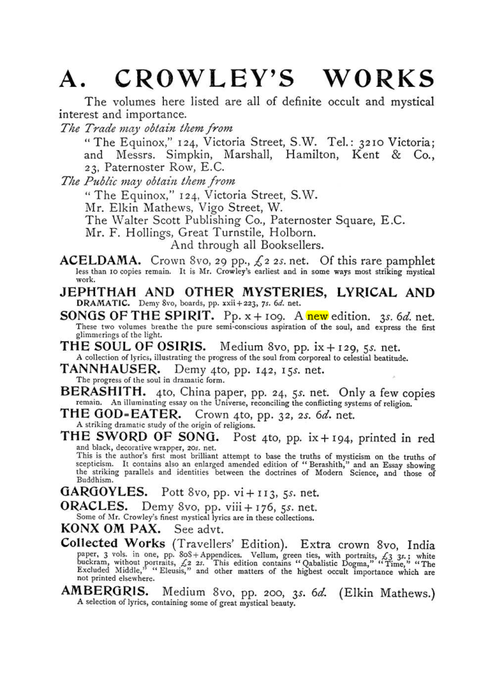 Original scan of The Equinox (Volume I, Number III), PDF page 503
