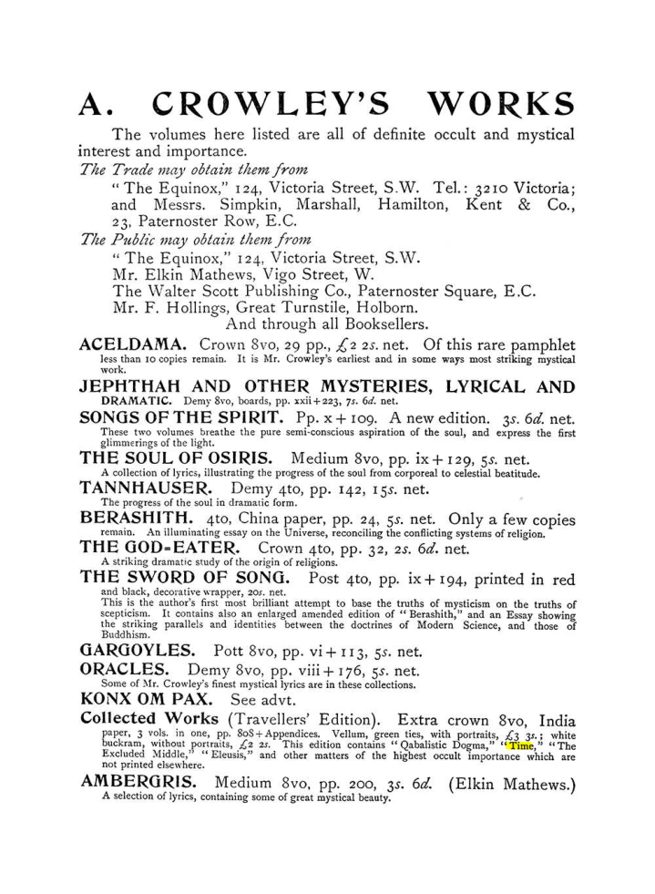 Original scan of The Equinox (Volume I, Number III), PDF page 503