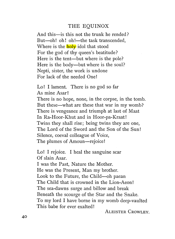 Original scan of The Equinox (Volume I, Number III), PDF page 52