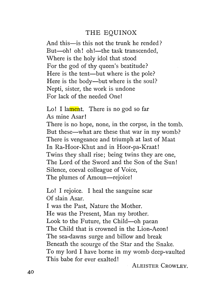Original scan of The Equinox (Volume I, Number III), PDF page 52
