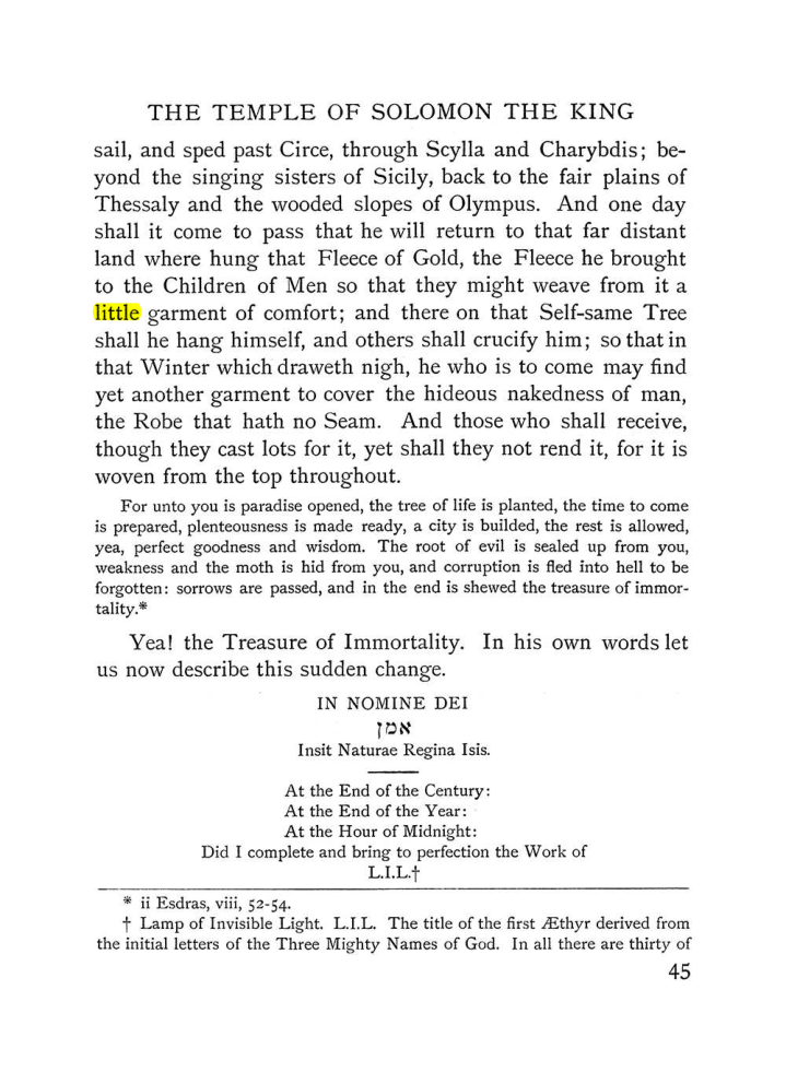 Original scan of The Equinox (Volume I, Number III), PDF page 57