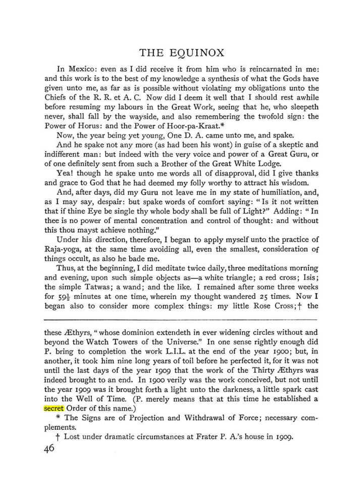 Original scan of The Equinox (Volume I, Number III), PDF page 58