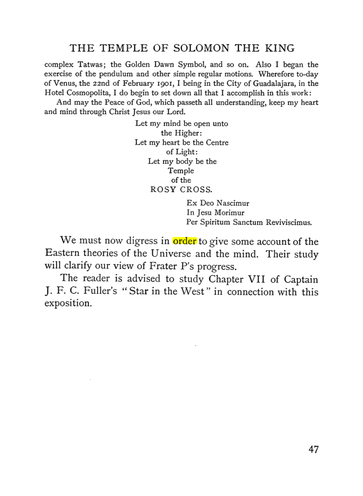 Original scan of The Equinox (Volume I, Number III), PDF page 59