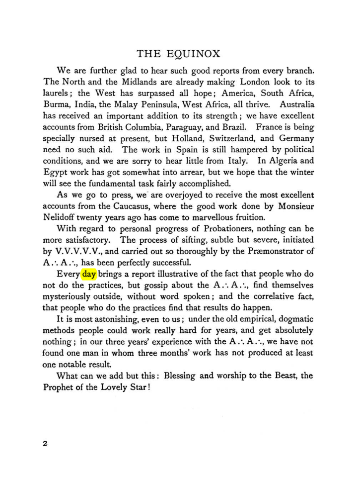 Original scan of The Equinox (Volume I, Number V), PDF page 10