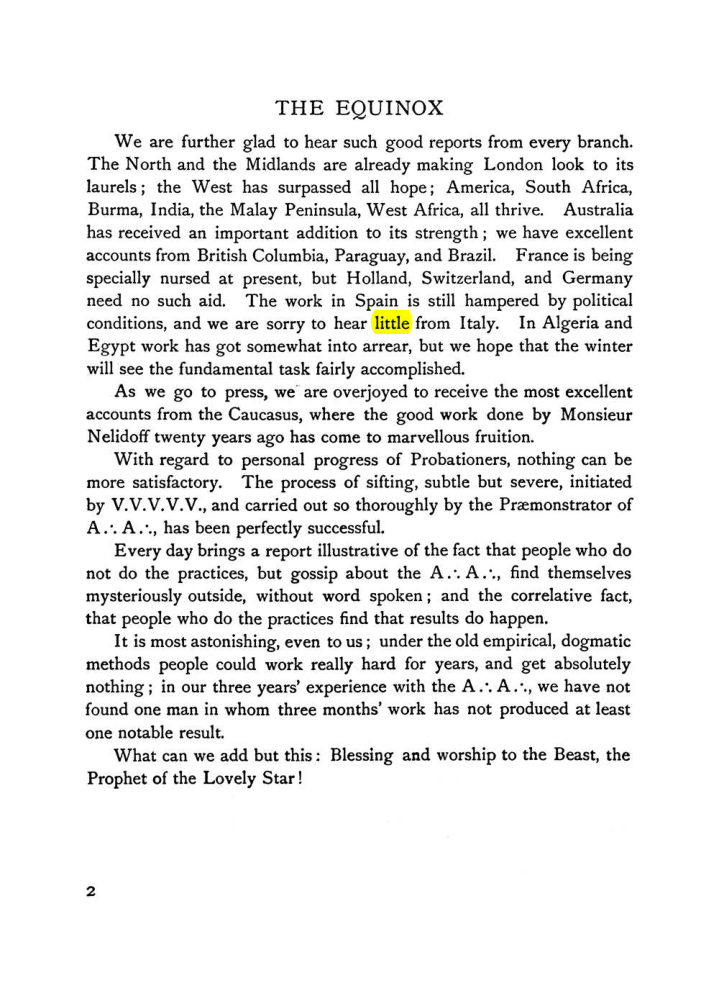 Original scan of The Equinox (Volume I, Number V), PDF page 10