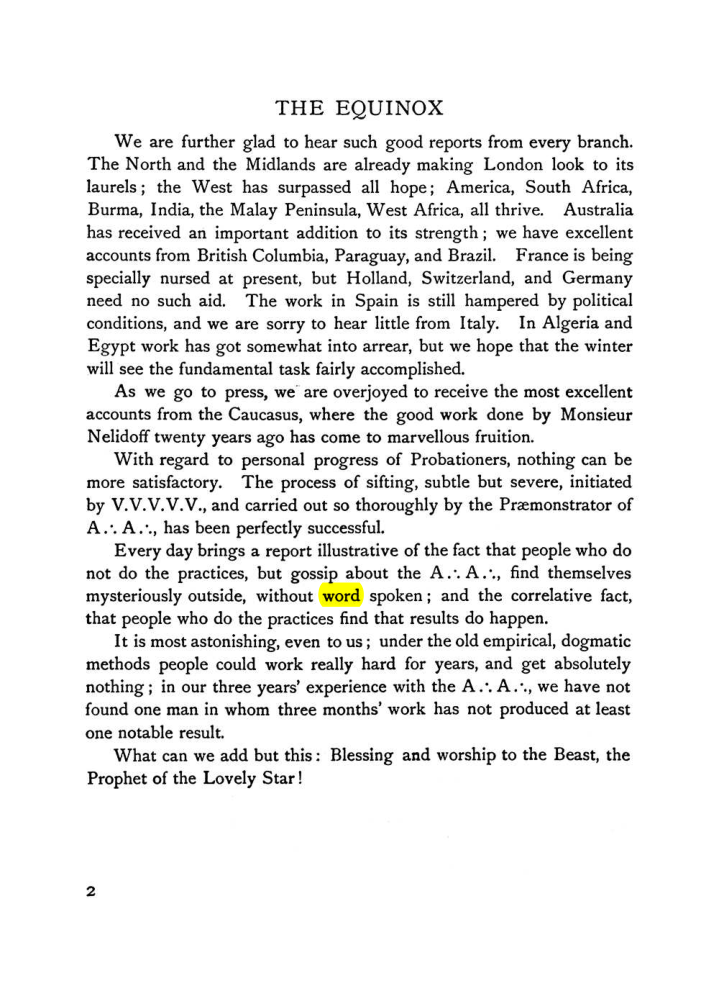 Original scan of The Equinox (Volume I, Number V), PDF page 10