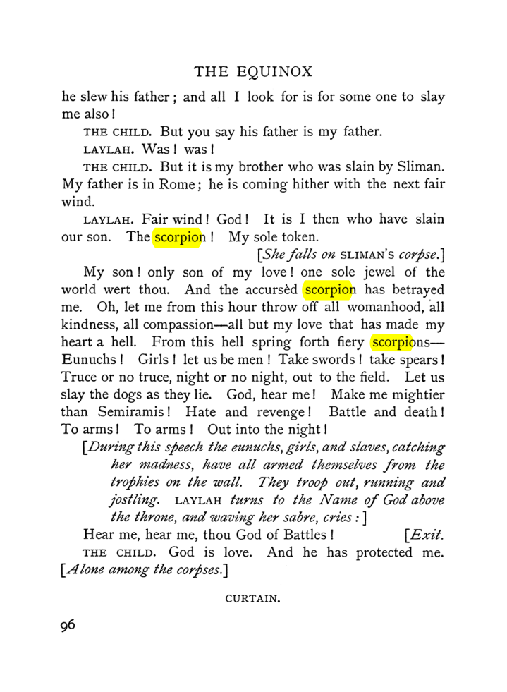 Original scan of The Equinox (Volume I, Number V), PDF page 104