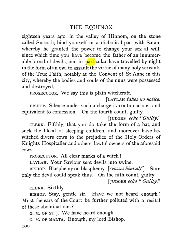 Original scan of The Equinox (Volume I, Number V), PDF page 108