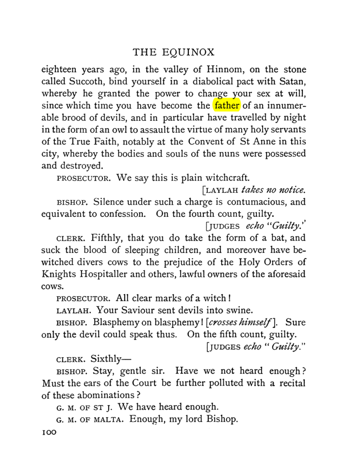 Original scan of The Equinox (Volume I, Number V), PDF page 108