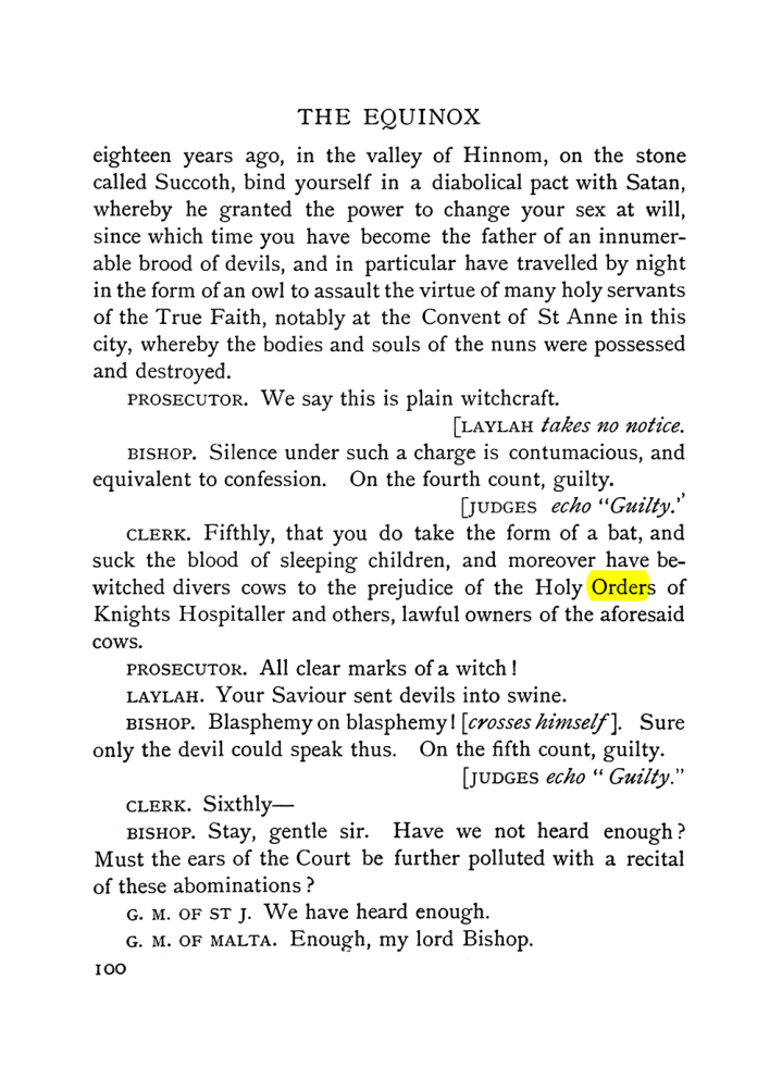 Original scan of The Equinox (Volume I, Number V), PDF page 108