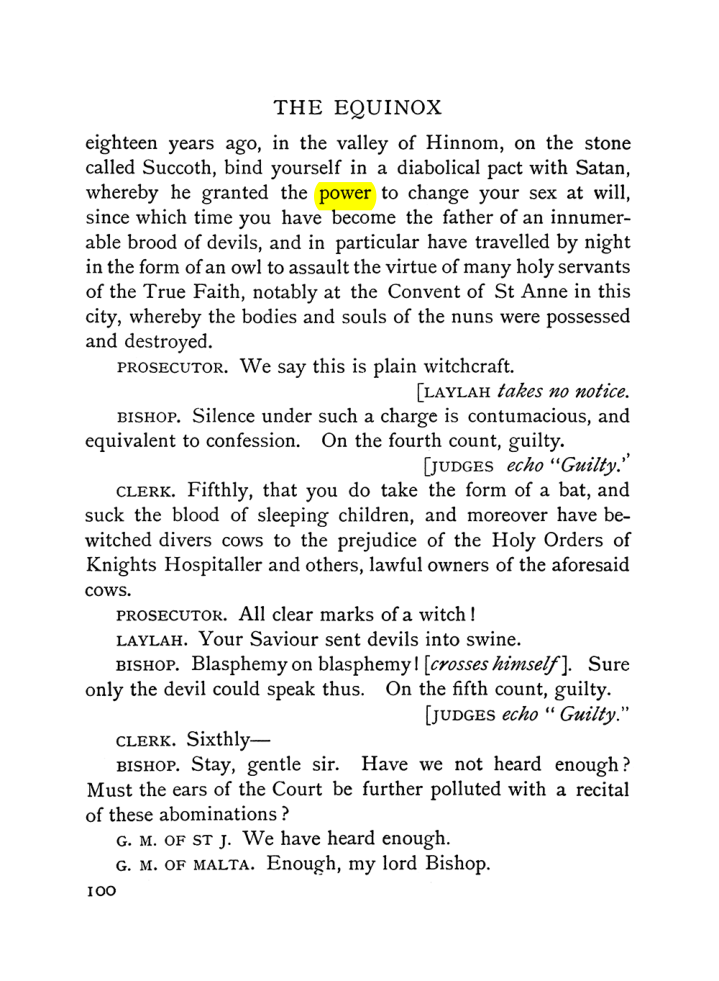 Original scan of The Equinox (Volume I, Number V), PDF page 108