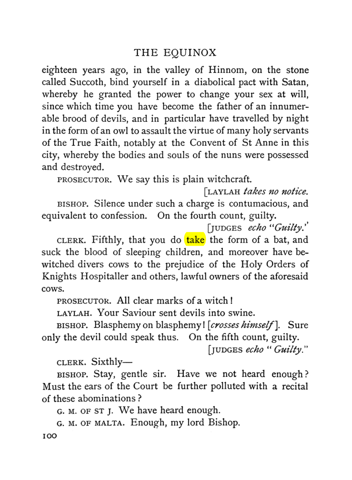 Original scan of The Equinox (Volume I, Number V), PDF page 108