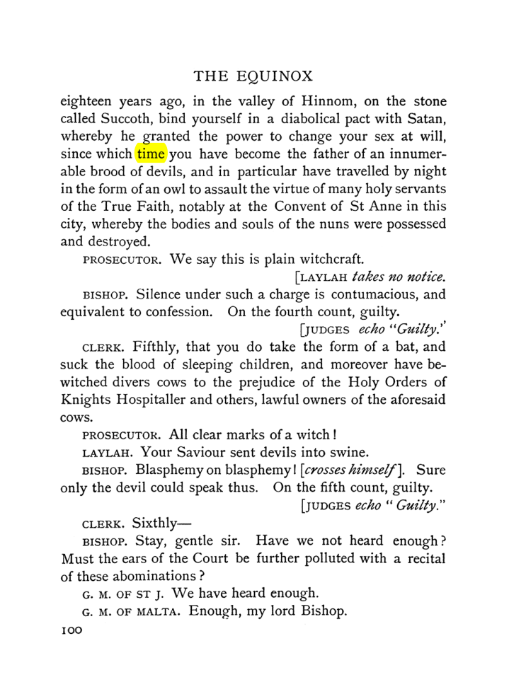 Original scan of The Equinox (Volume I, Number V), PDF page 108