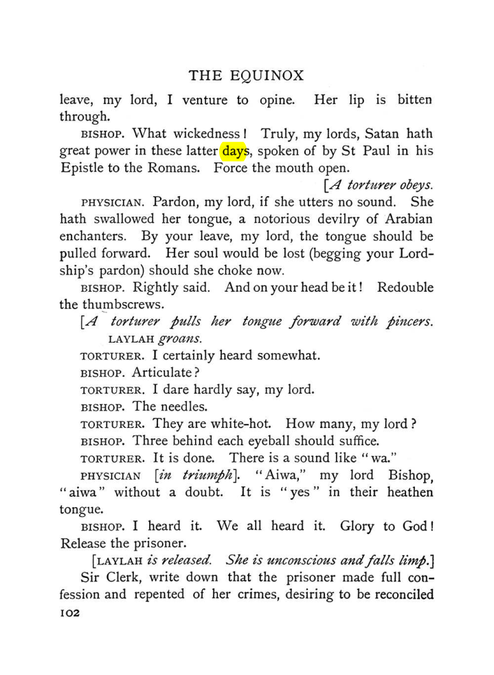 Original scan of The Equinox (Volume I, Number V), PDF page 110