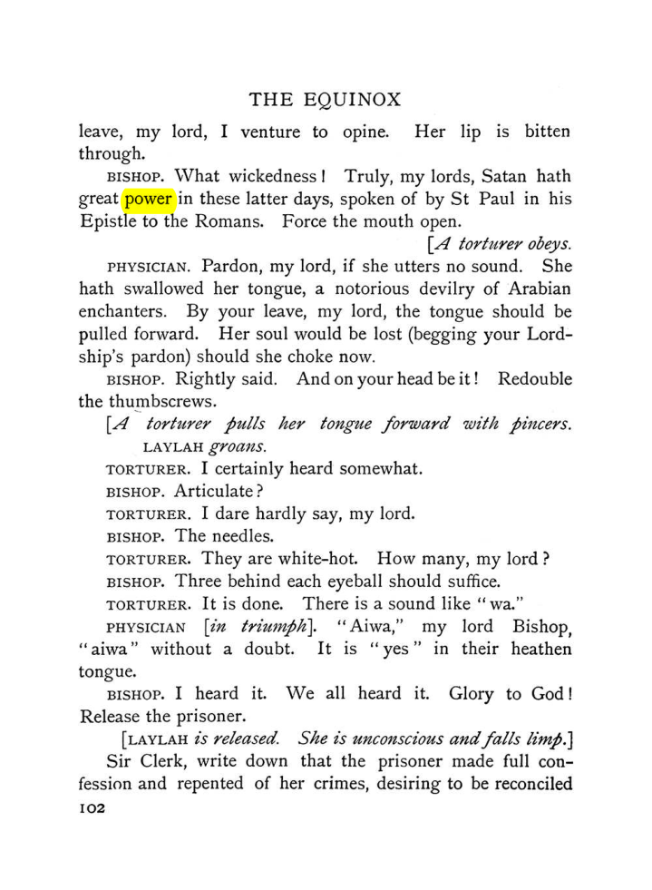 Original scan of The Equinox (Volume I, Number V), PDF page 110