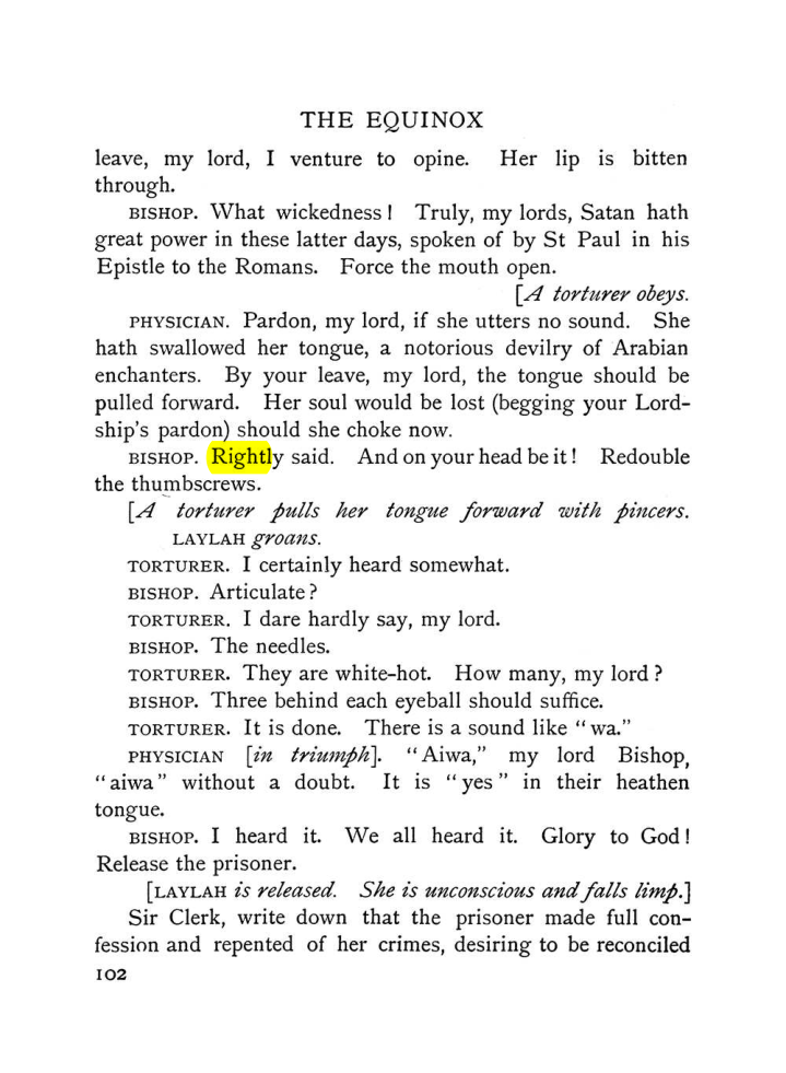 Original scan of The Equinox (Volume I, Number V), PDF page 110