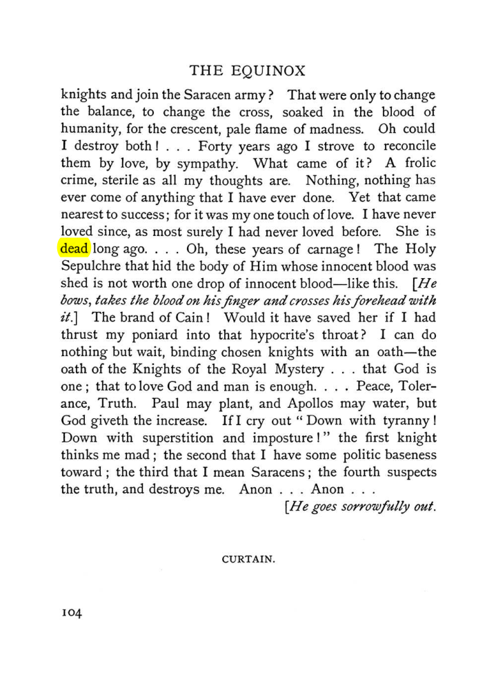Original scan of The Equinox (Volume I, Number V), PDF page 112