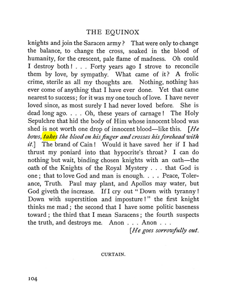 Original scan of The Equinox (Volume I, Number V), PDF page 112