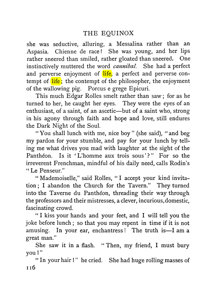 Original scan of The Equinox (Volume I, Number V), PDF page 124