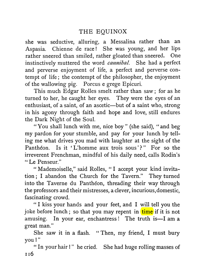 Original scan of The Equinox (Volume I, Number V), PDF page 124
