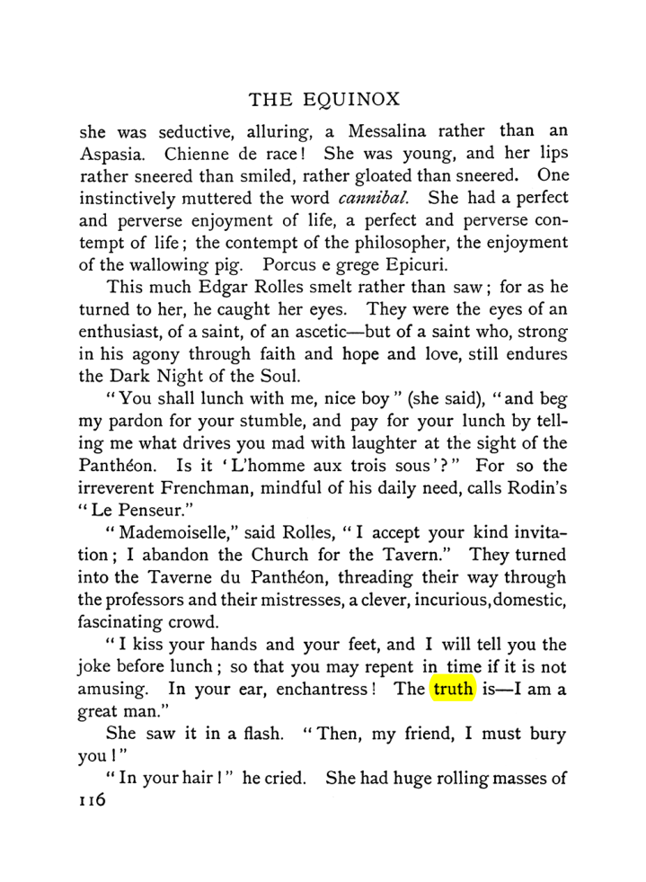 Original scan of The Equinox (Volume I, Number V), PDF page 124