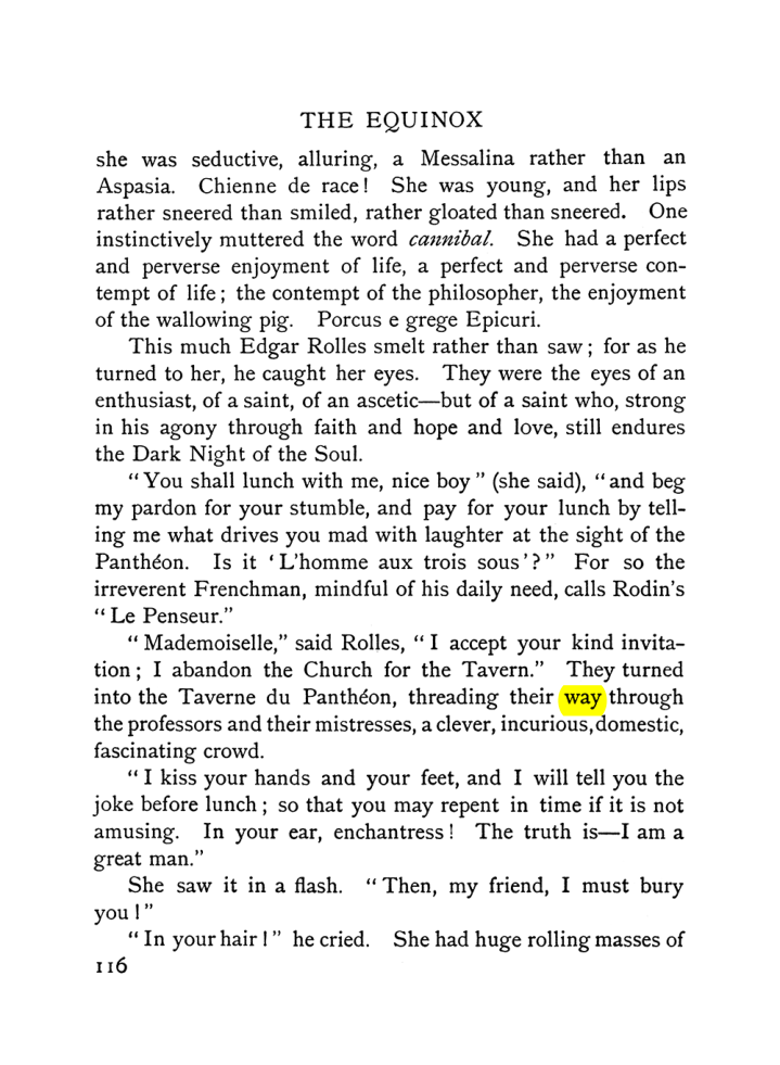 Original scan of The Equinox (Volume I, Number V), PDF page 124