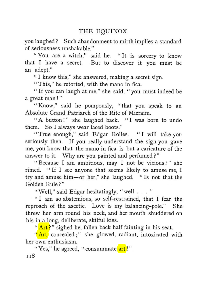 Original scan of The Equinox (Volume I, Number V), PDF page 126