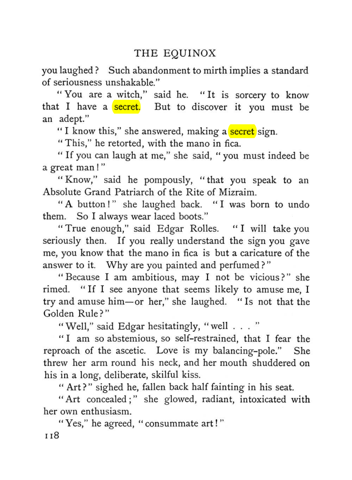 Original scan of The Equinox (Volume I, Number V), PDF page 126