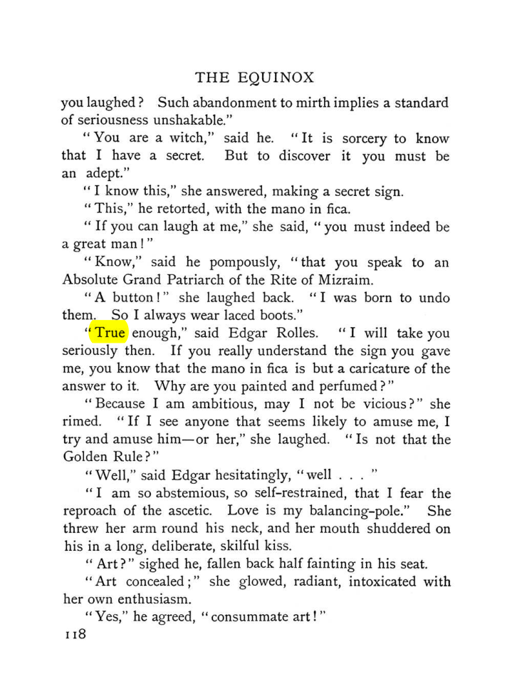 Original scan of The Equinox (Volume I, Number V), PDF page 126