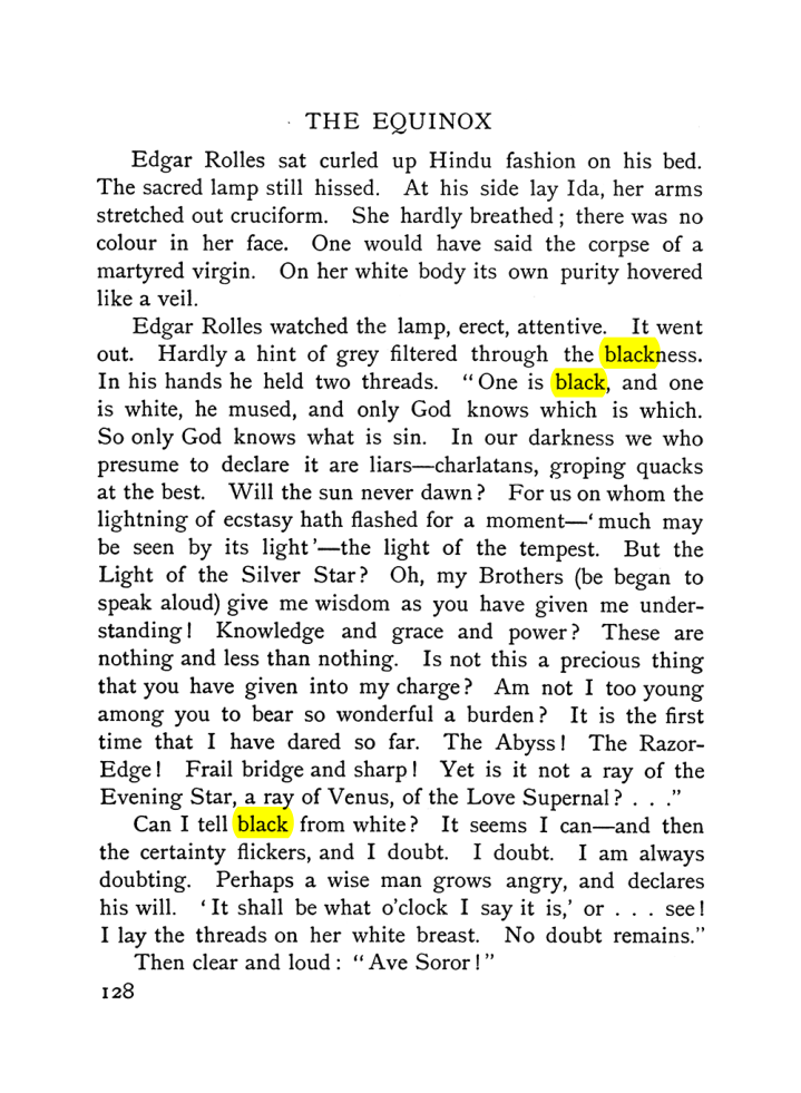 Original scan of The Equinox (Volume I, Number V), PDF page 136