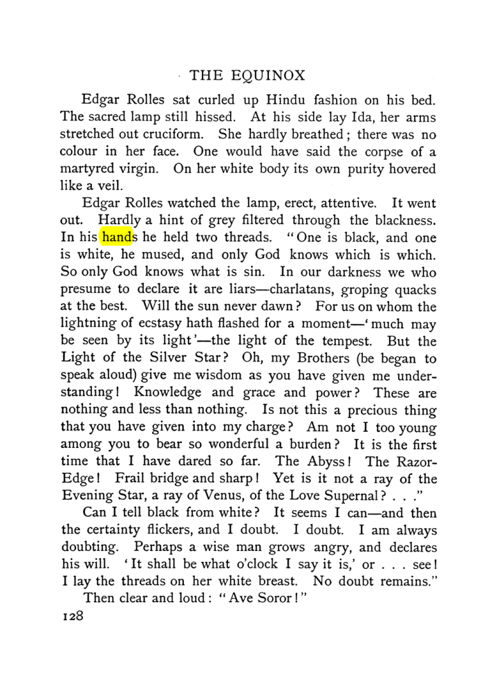 Original scan of The Equinox (Volume I, Number V), PDF page 136