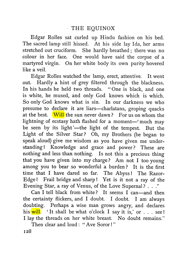 Original scan of The Equinox (Volume I, Number V), PDF page 136