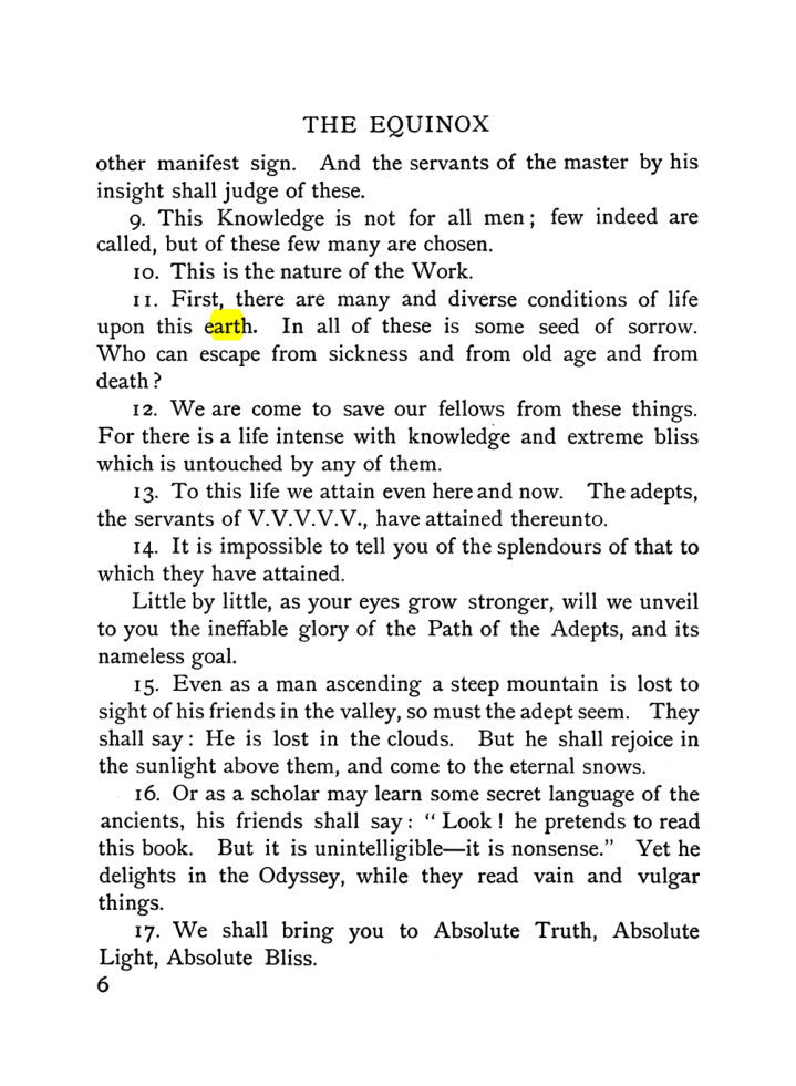 Original scan of The Equinox (Volume I, Number V), PDF page 14
