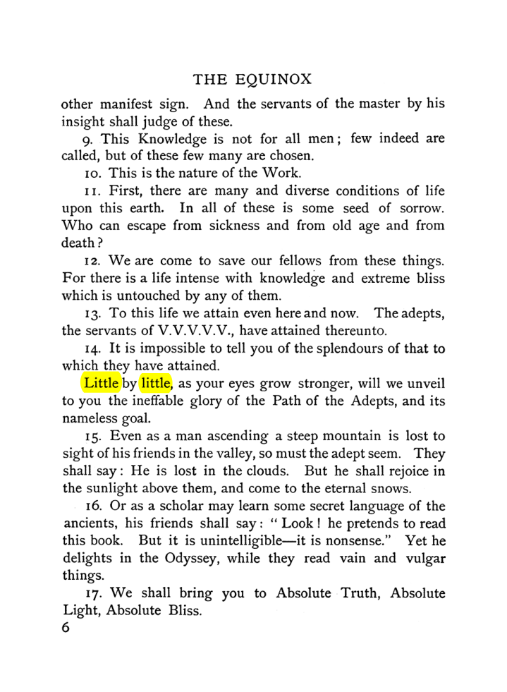 Original scan of The Equinox (Volume I, Number V), PDF page 14