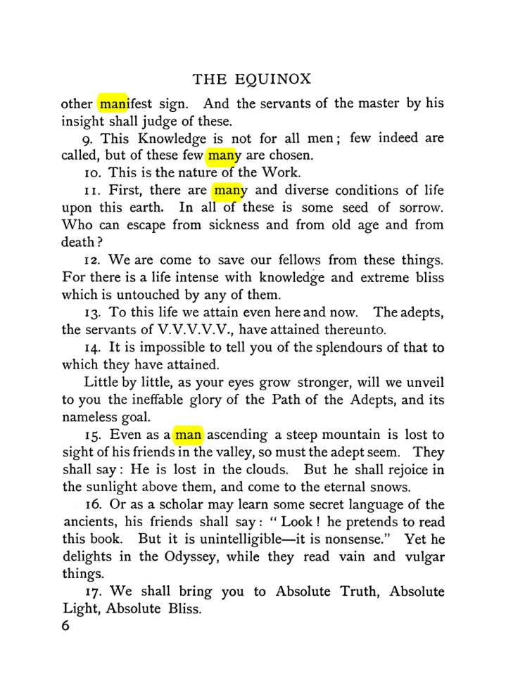 Original scan of The Equinox (Volume I, Number V), PDF page 14