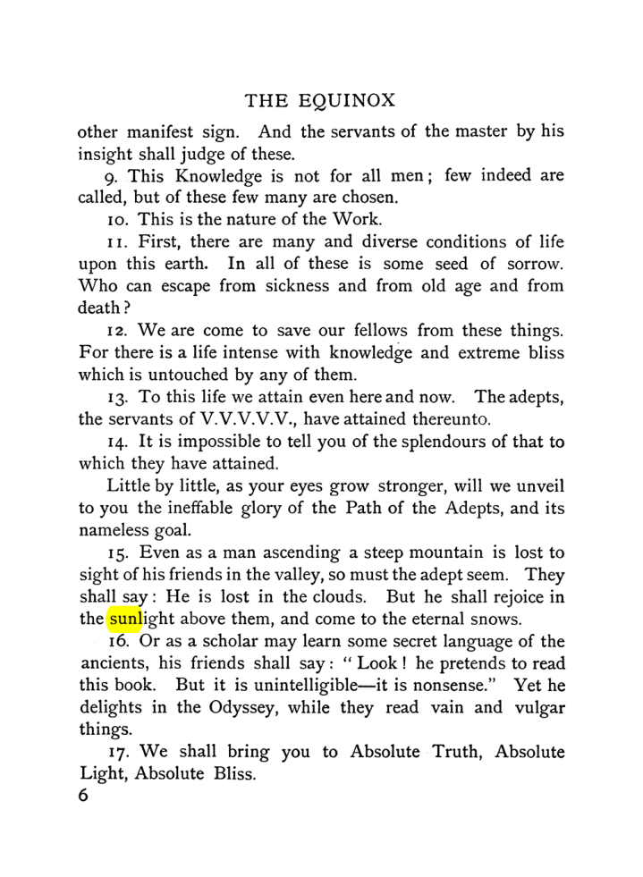 Original scan of The Equinox (Volume I, Number V), PDF page 14