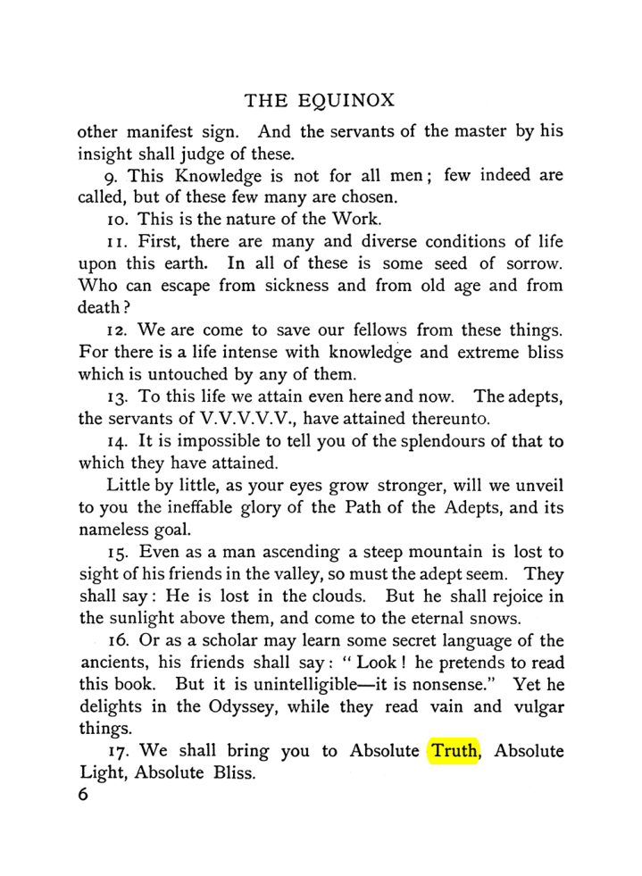 Original scan of The Equinox (Volume I, Number V), PDF page 14